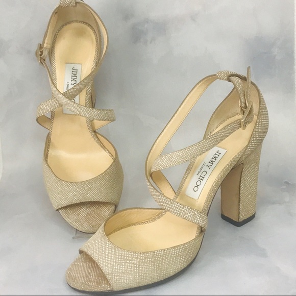 Jimmy Choo Shoes - Jimmy Choo “Carrie” Sandal Sz 38.5